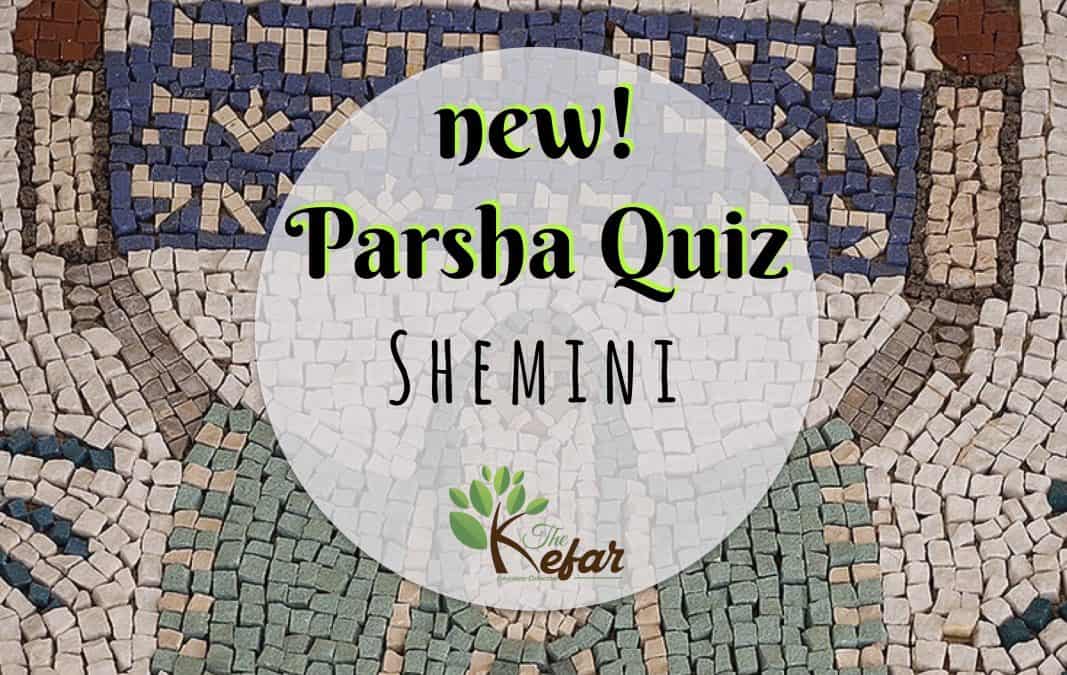 Kefar Parsha Quiz – Parashat Shemini