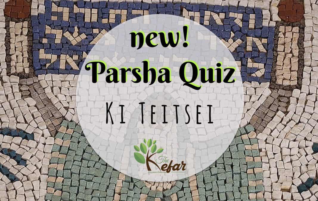Kefar Parsha Quiz – Parashat Ki Teitsei