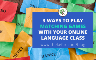 3 Easy Ways to Play Matching Games With Your Online Language Class