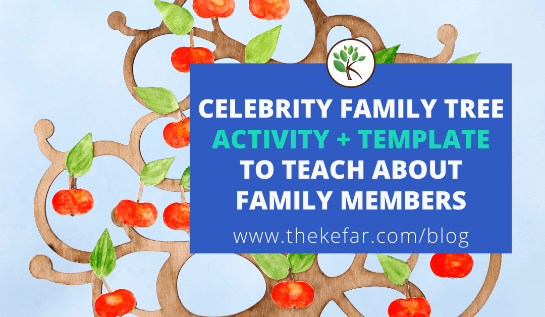 Teach Family Member Vocabulary with a Celebrity Family Tree [Free Template]