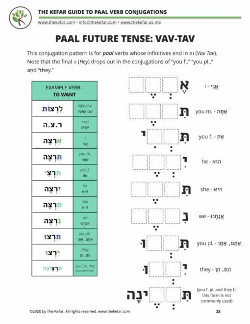 Guide to Paal Verb Conjugations - Image 5
