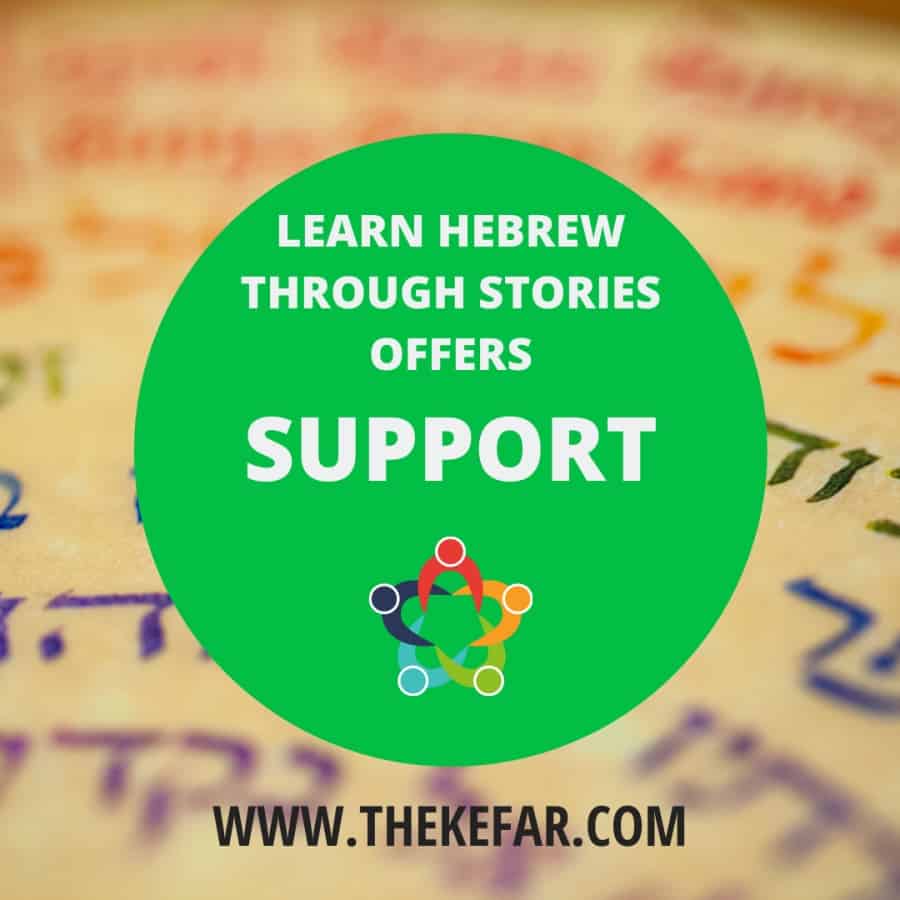 Learn Hebrew Through Stories Offers SUPPORT