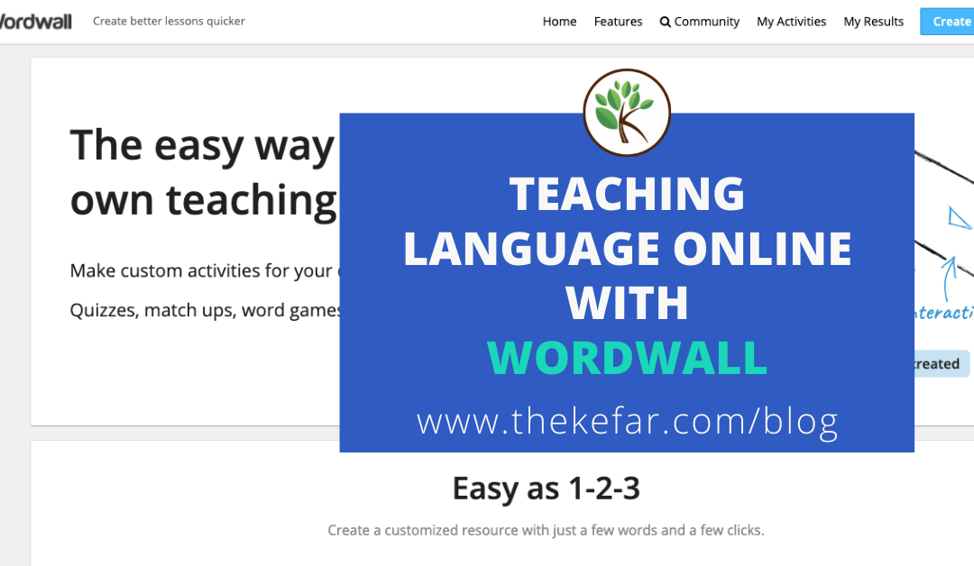 Teaching Language Online With Wordwall